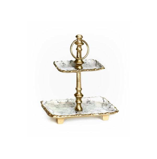 2 tier cake stand