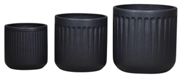 Fiber Clay Pot Set of 3