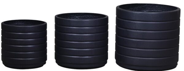 Fiber Clay Pot Set of 3
