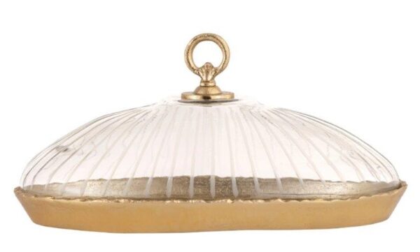 Platter With Glass Cover